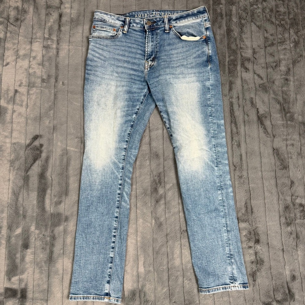 American Eagle Slim AirFlex+ Light Wash Denim Jeans Mens 32x30